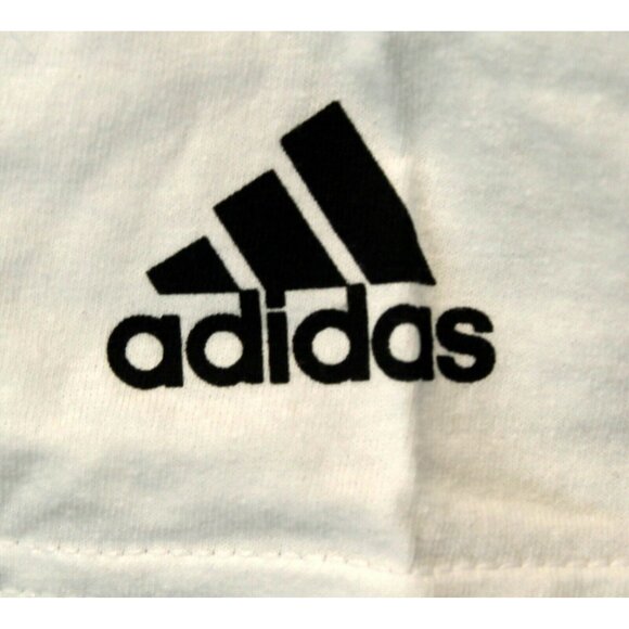 NWT Adidas KSU Kennesaw State White T shirt Pink Day Game Womens L Men Unisex - Picture 8 of 10